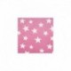 Tissu Polaire Etoile Rose 