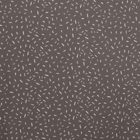 Tissu Jersey Coton Confetti Gris