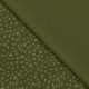 Tissu Jersey Coton Confetti Vert Army 