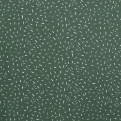 Tissu Jersey Coton Confetti Vert 