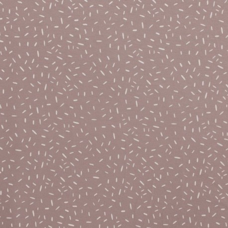 Tissu Jersey Coton Confetti Rose Clair 
