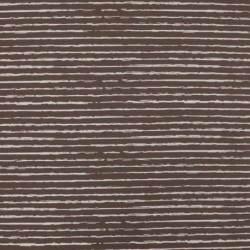 Tissu Jersey Coton Rayures Marron 