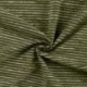 Tissu Jersey Coton Rayures Vert Army