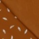 Tissu Jersey Coton Plume Caramel 