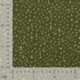 Tissu Jersey Coton Pois Vert Army
