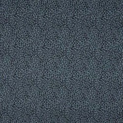 Tissu Jersey Coton Imprimé Leopard Bleu 