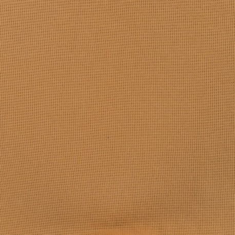 Tissu Jersey Gaufré Caramel 