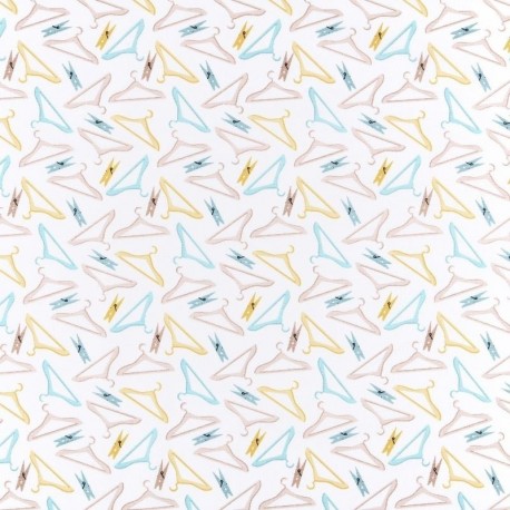Tissu Imprimé Cintre Poudre