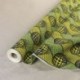 Tissu Wax Imprimé Vert Noir 