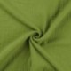 Tissu Double Gaze Uni Vert 