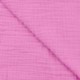 Tissu Double Gaze Uni Fuchsia 