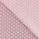 Tissu Imprime Paquerette Vieux Rose