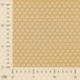 Tissu Imprime Paquerette Ocre 
