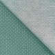 Tissu Imprime Epingle Vert