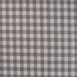 Tissu Grand Vichy 10mm Gris