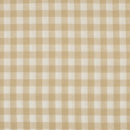 Tissu Grand Vichy 10mm Sable