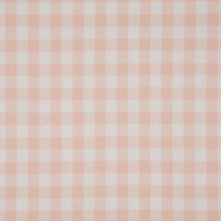 Tissu Grand Vichy 10mm Saumon Rose