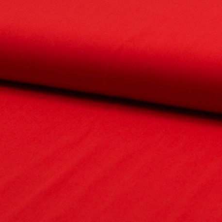 Tissu Viscose Uni Rouge