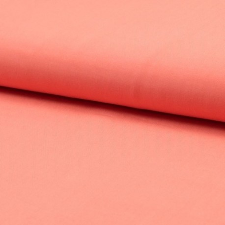 Tissu Viscose Uni Corail