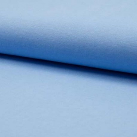 Tissu Petit Piqué Viscose Lino Bleu