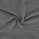 Tissu Jersey Aspect Velours Côtelé Gris
