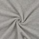 Tissu Jersey Aspect Velours Côtelé Gris Clair