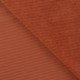 Tissu Jersey Aspect Velours Côtelé Brique