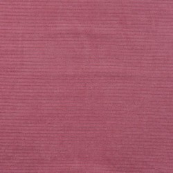 Tissu Jersey Aspect Velours Côtelé Rose