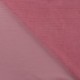 Tissu Jersey Aspect Velours Côtelé Rose