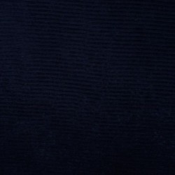 Tissu Jersey Aspect Velours Côtelé Navy