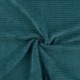 Tissu Jersey Aspect Velours Côtelé Pétrole