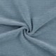 Tissu Jersey Aspect Velours Côtelé Bleu