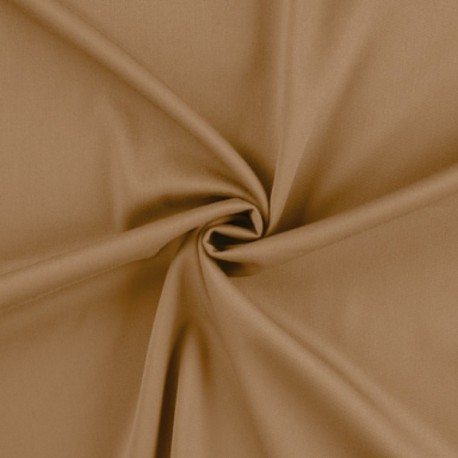 Tissu Viscose Stretch Camel 