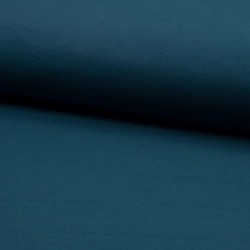Tissu Sweat Coton Bio Uni Pétrole