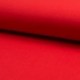 Tissu Sweat Coton Bio Uni Rouge