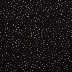 Tissu Jersey Coton Confetti Noir 