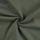 Tissu Sweat Sylvino Brossé Vert Army 
