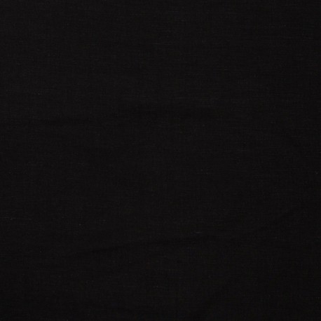Tissu Viscose Lin Marciano Noir 