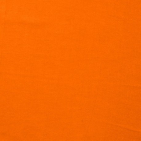 Tissu Lin Emilio Orange
