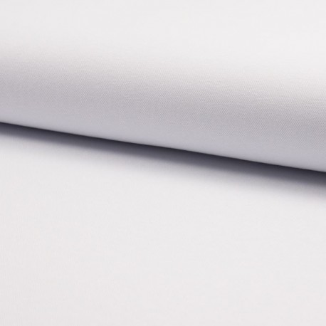 Tissu Jersey Piqué Uni Blanc