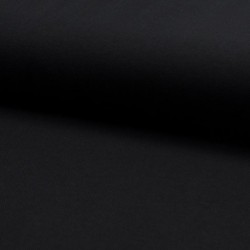 Tissu Jersey Piqué Uni Noir