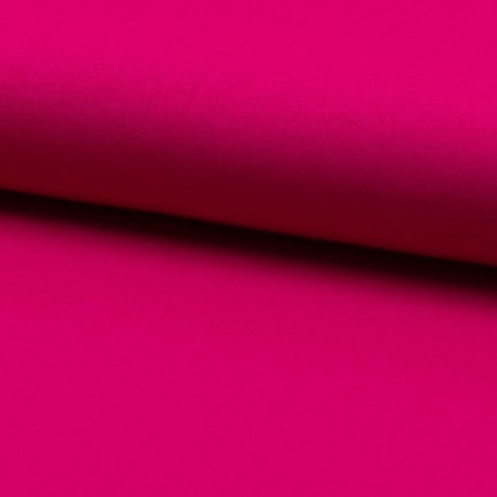 Tissu Toile Tricot Viscose Unie Fuchsia