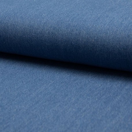Tissu Jean Léger Mid Bleu