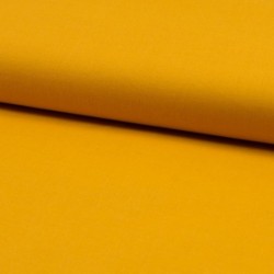 Tissu Popeline Unie Jaune