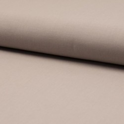 Tissu Popeline Unie Sable