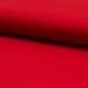 Tissu Popeline Unie Rouge 