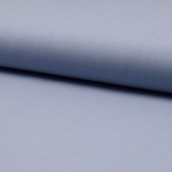 Tissu Popeline Unie Bleu Violet 