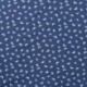 Tissu Jersey Coton Butterflies Bleu Jean