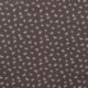 Tissu Jersey Coton Butterflies Marron Glacé