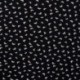 Tissu Jersey Coton Butterflies Noir 